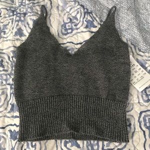 adorable grey tank top from brandy melville